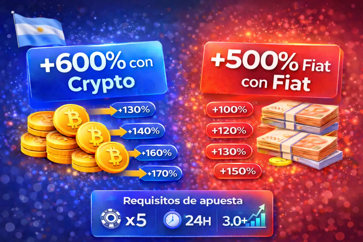 Bono de bienvenida y requisitos de depósito 1win