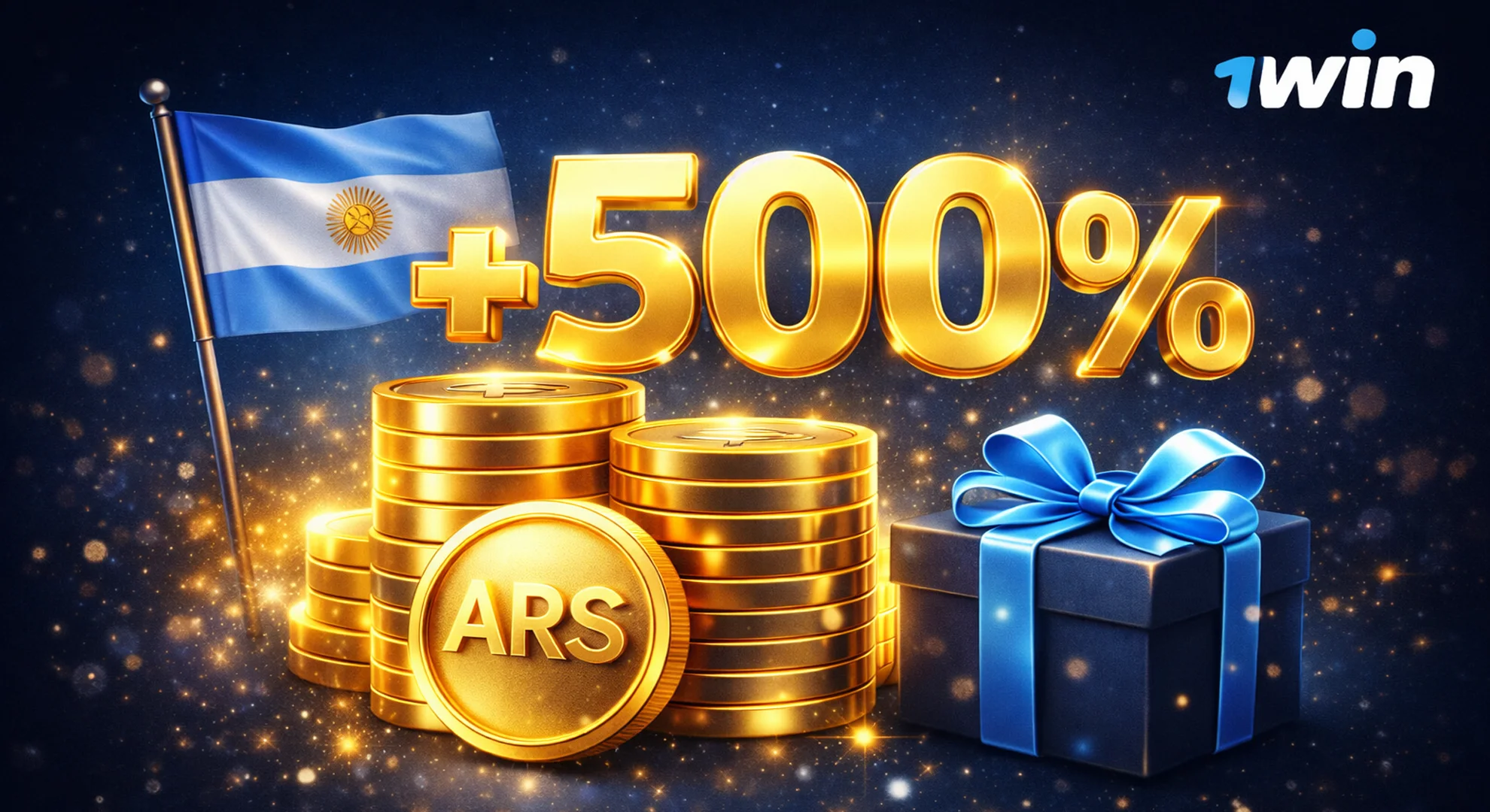 1win Argentina bono 500% + cashback + giros gratis