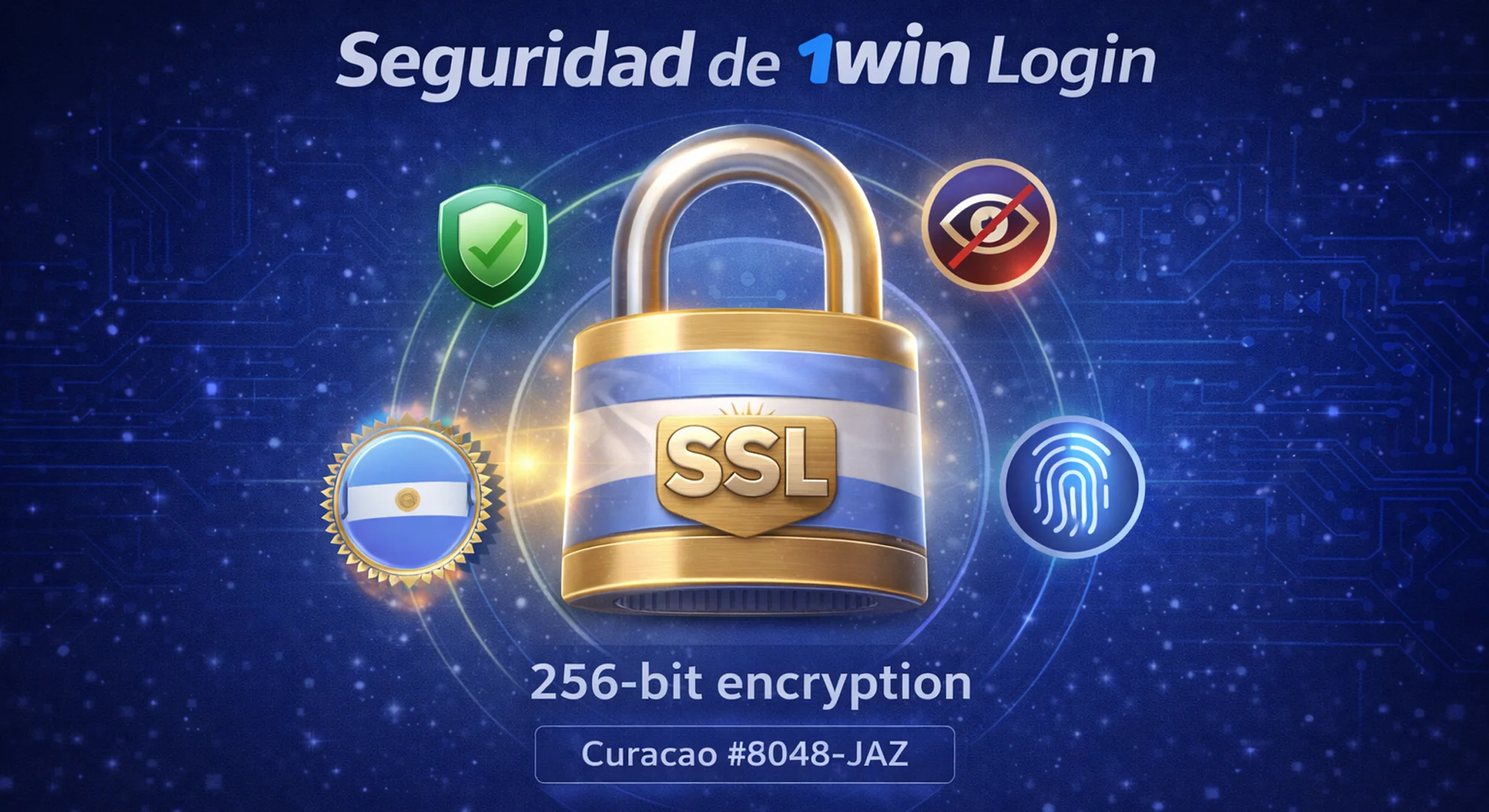 Protección de cuenta 1win - licencia Curazao y medidas de seguridad activas