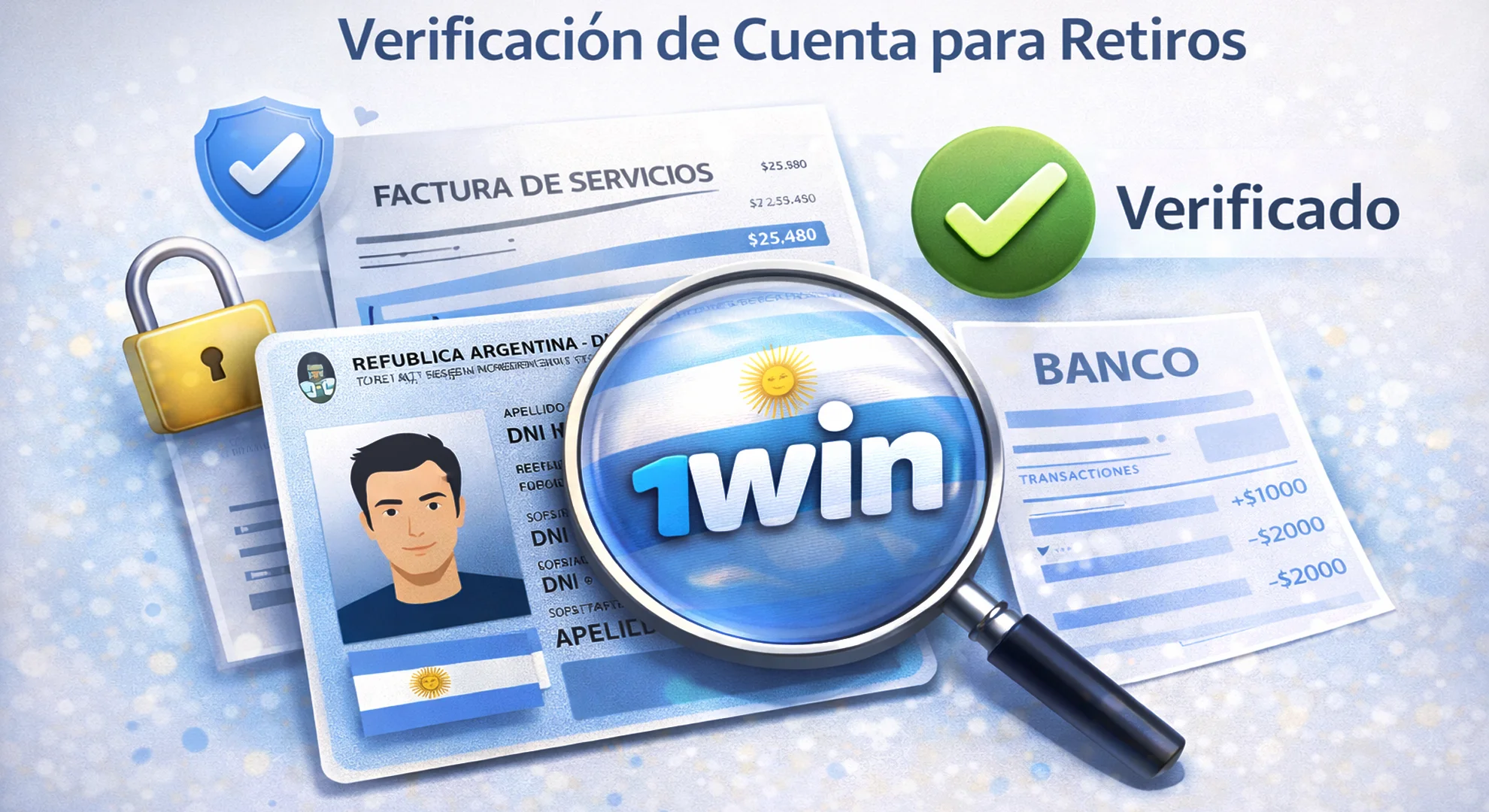 Proceso de verificación KYC en 1win para retiros sin límites