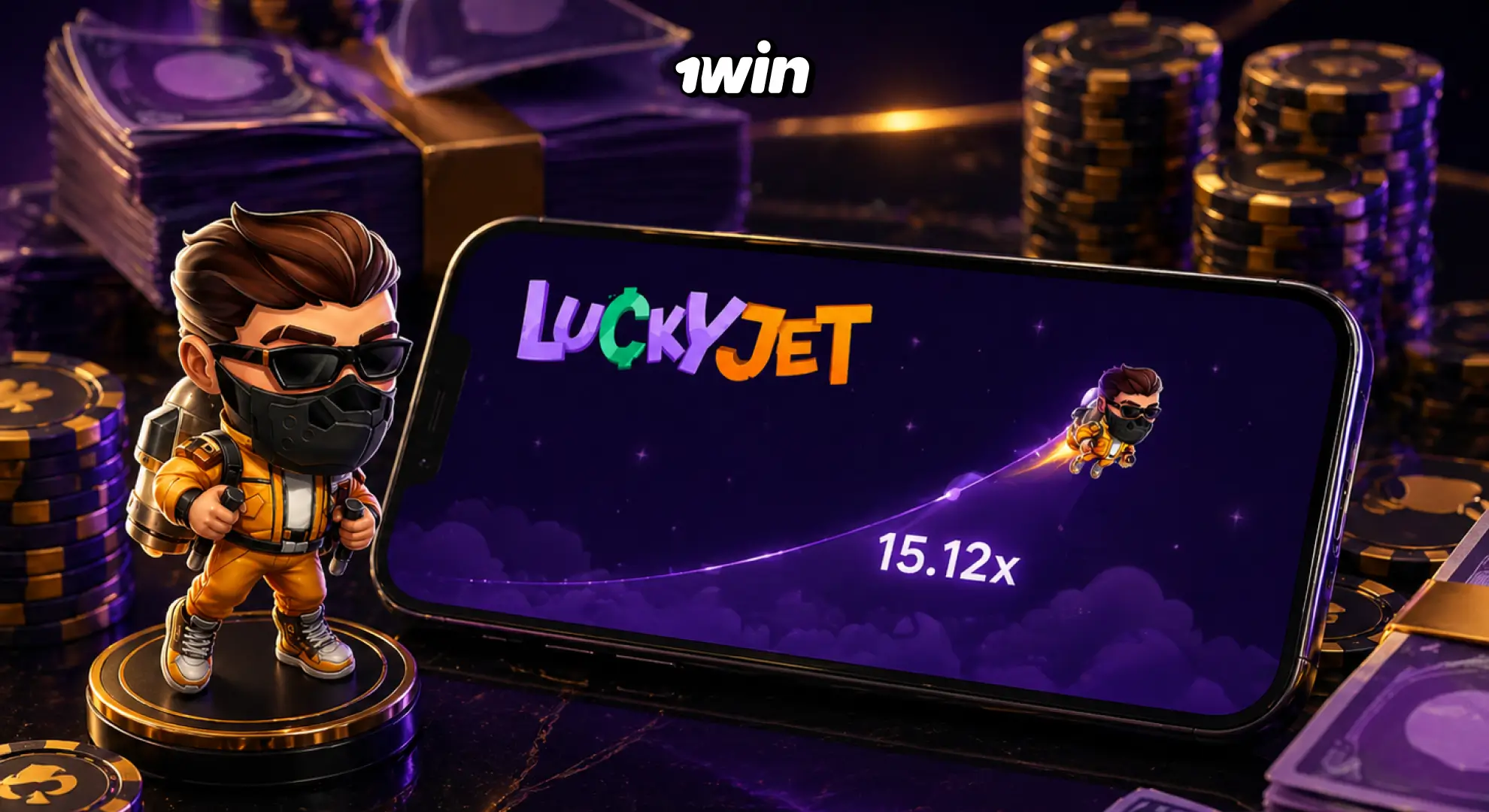 Lucky Jet en 1win Argentina: jugá crash